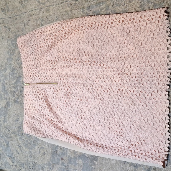 Eloquii Cream Pencil Skirt Knee-Length +FREE GIFT WITH PURCHASE - Picture 2 of 3